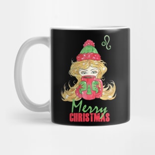 Merry Christmas Leo Winter Holidays Mug